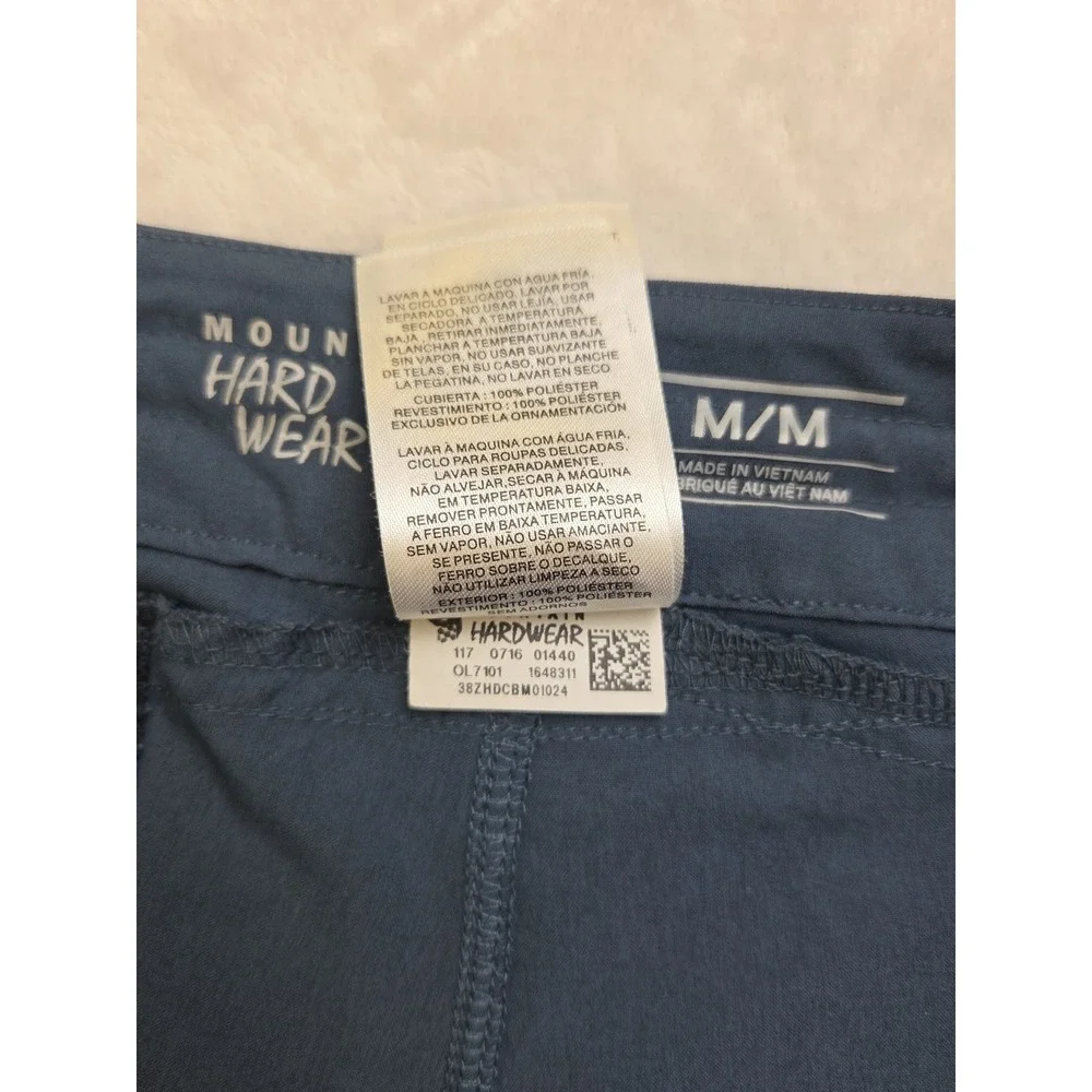 Mountain Hardwear Women's Shorts‎ Size Medium Teal Blue Pockets Hard Wear